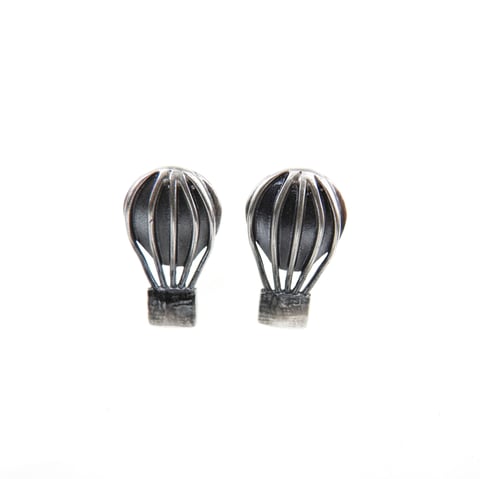 Balony - małe kolczyki srebrne