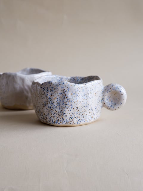 Espresso Speckled Mini Cup 04 - filiżanka espresso z kamionki
