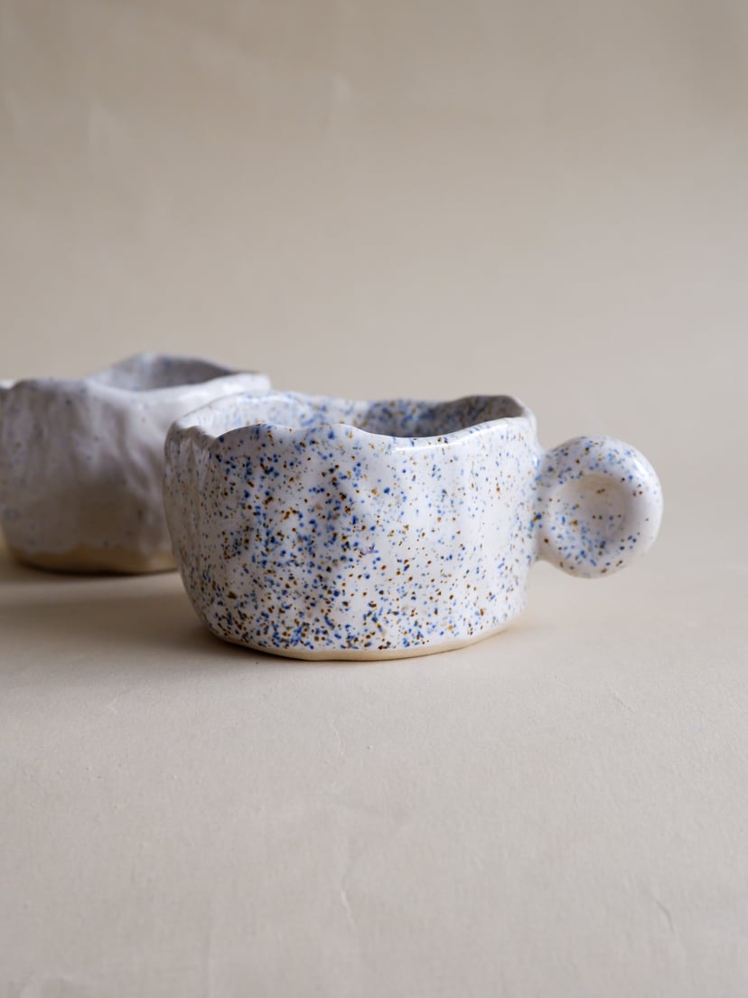 Espresso Speckled Mini Cup 04 - filiżanka espresso z kamionki