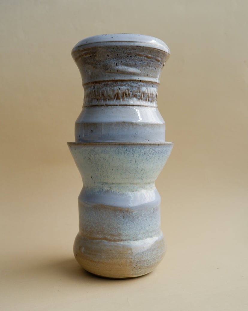The Combined Forms- Vase 03 - wazon ceramiczny z kolekcji The Combined Forms