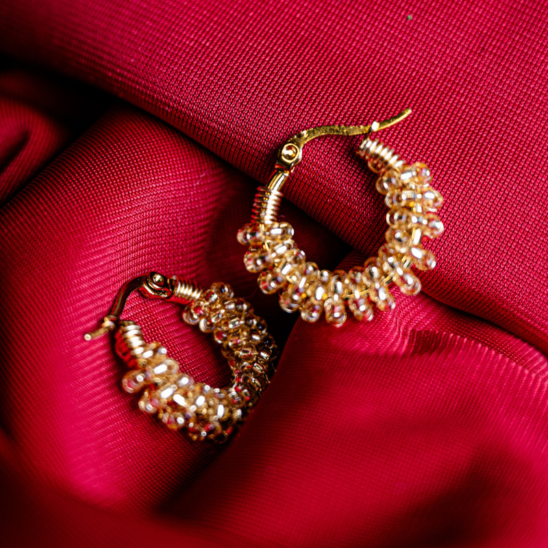 Kolczyki Candy Shiny Light Gold | True Love