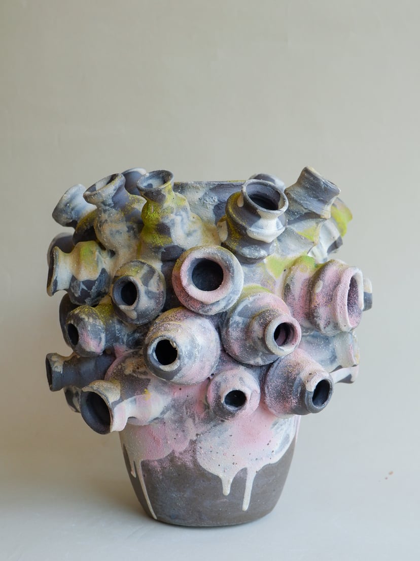 The Combined Forms- Vase 14 - wazon ceramiczny z kolekcji The Combined Forms