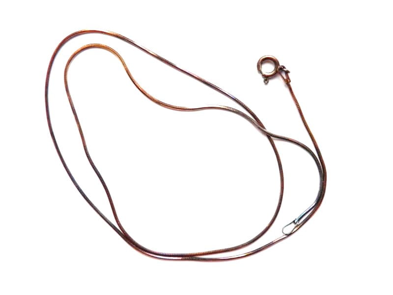 Łańcuszek linkowy brązowy - długość do wyboru 40-75 cm