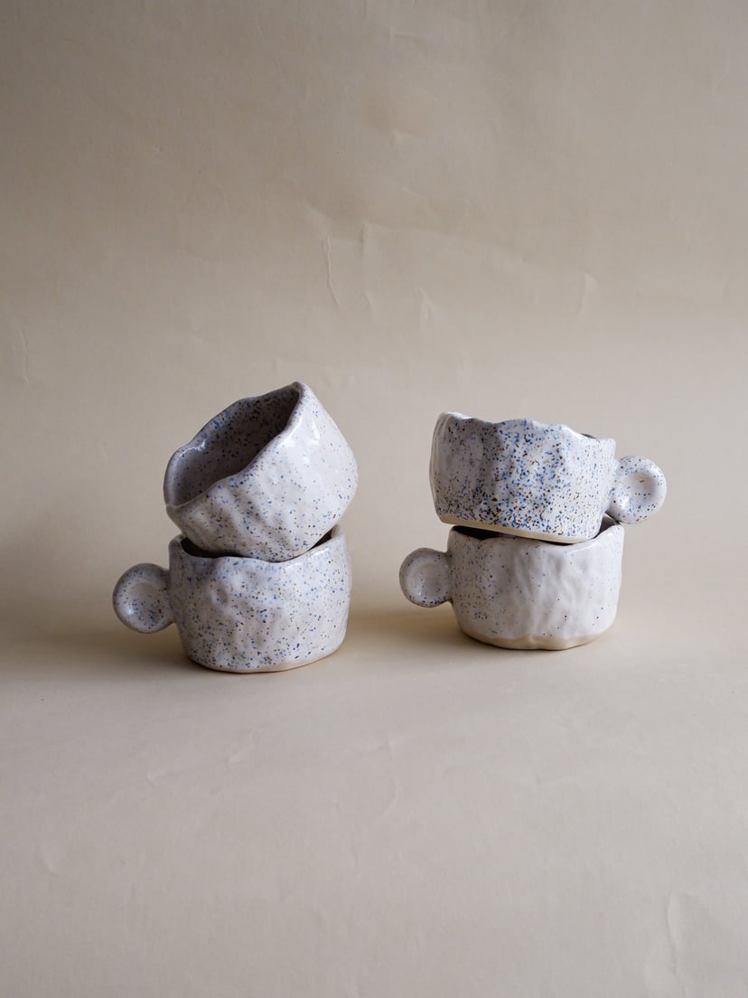 Espresso Speckled Mini Cup 04 - filiżanka espresso z kamionki