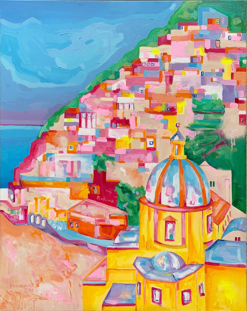 Positano (Widok no.13) | Obraz olejny 100x80