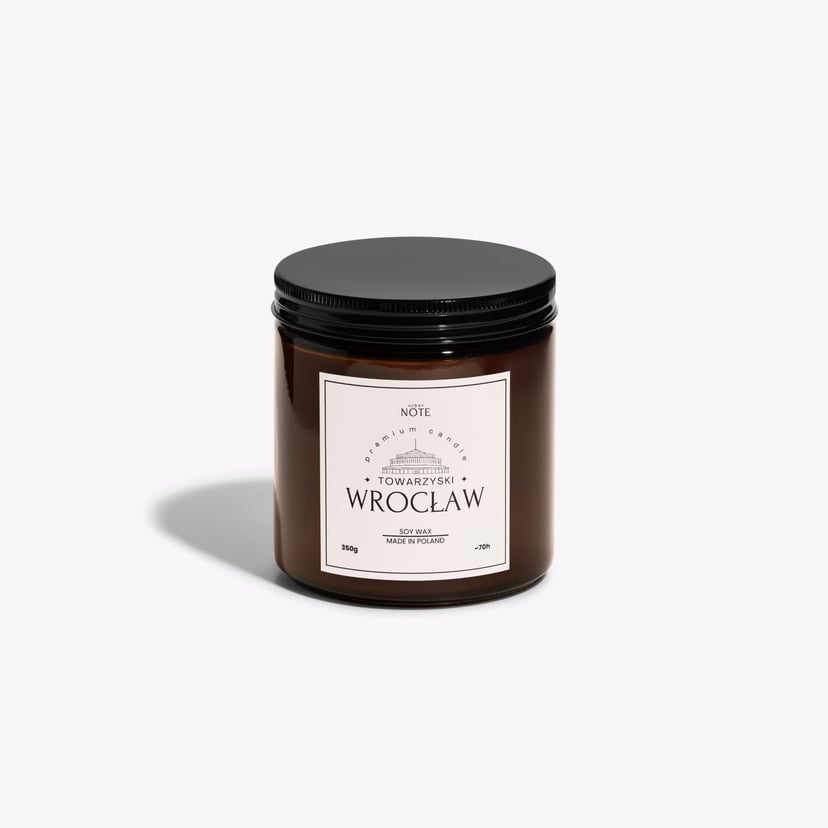 Świeca sojowa - Towarzyski Wrocław - 350g