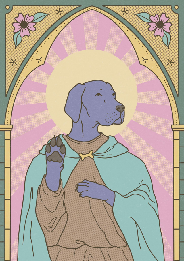 Plakat "Saint Doggo" - A5