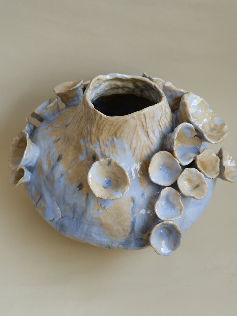 The Floral- Vase 01 - wazon ceramiczny z kolekcji The Floral