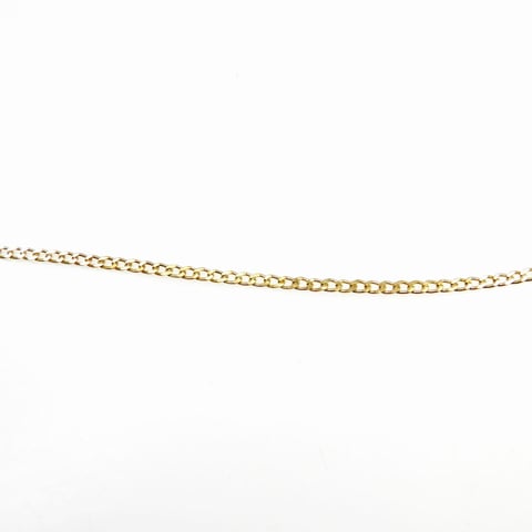 Łańcuszek ogniwkowy pozłocony 2 mm- długość do wyboru 40-75 cm