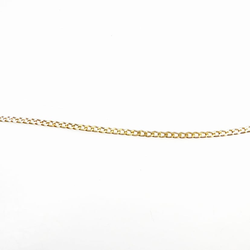 Łańcuszek ogniwkowy pozłocony 2 mm- długość do wyboru 40-75 cm