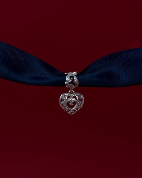 JULIET Choker, zawieszka z wstążką do wyboru