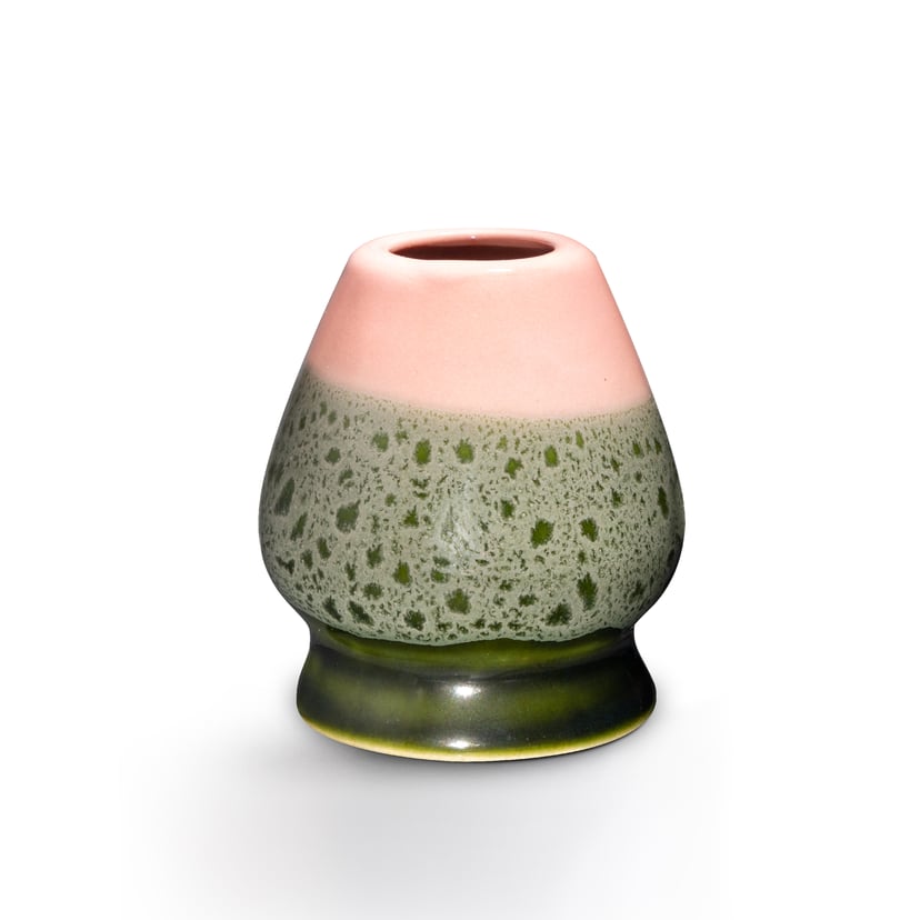 Ceramiczna podstawka pod chasen - naoshi, kolor Szminka
