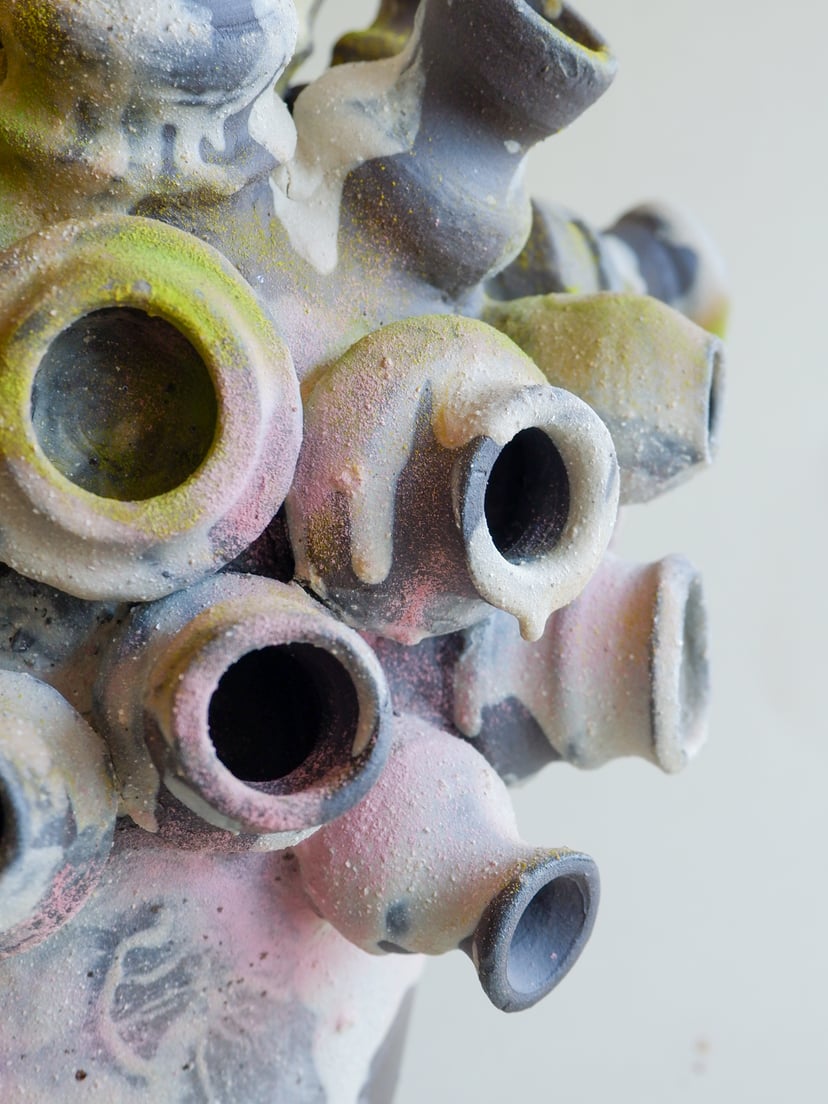 The Combined Forms- Vase 14 - wazon ceramiczny z kolekcji The Combined Forms