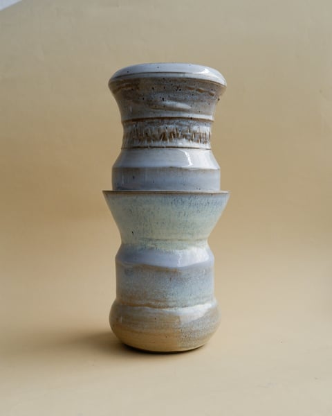 The Combined Forms- Vase 03 - wazon ceramiczny z kolekcji The Combined Forms