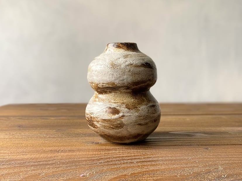 Wazon tykwa - ręcznie wykonany ceramiczny wazonik