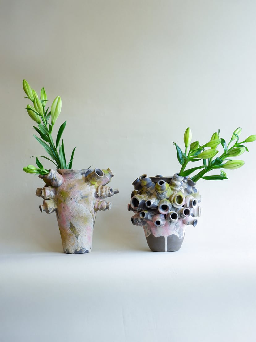 The Combined Forms- Vase 15 - wazon ceramiczny z kolekcji The Combined Forms