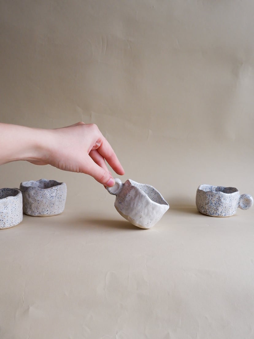 Espresso Speckled Mini Cup 04 - filiżanka espresso z kamionki