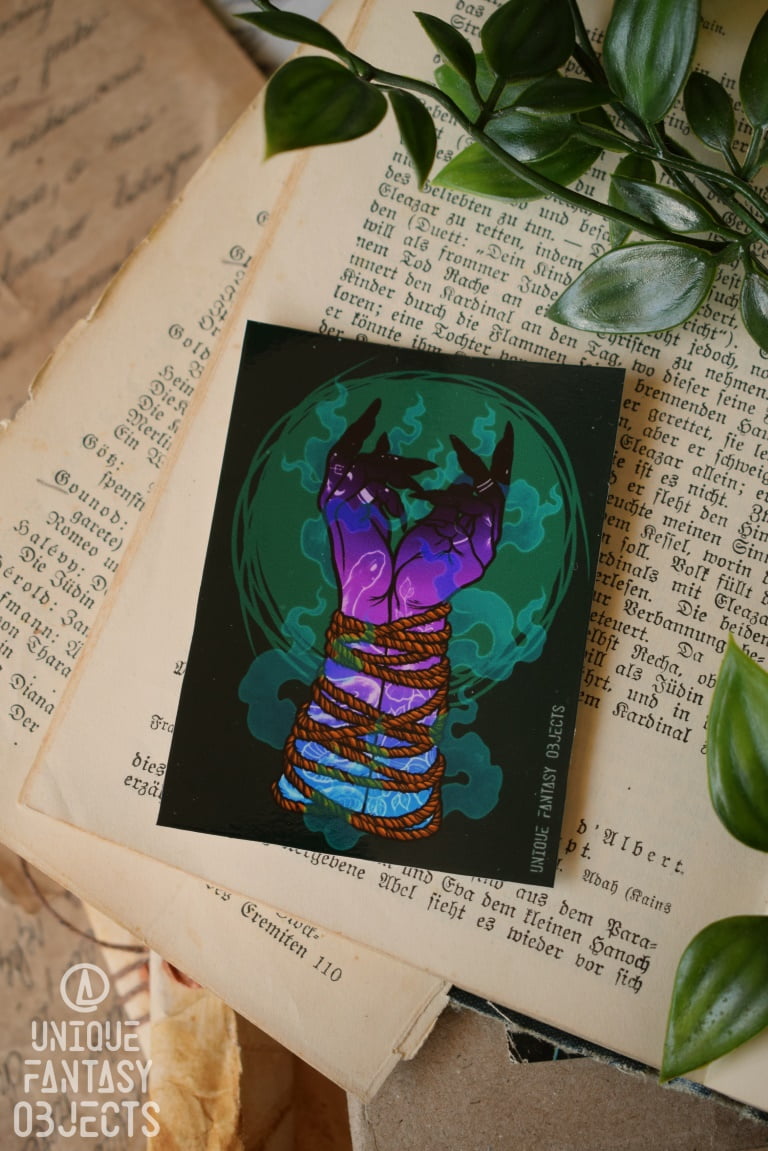 Naklejka z magicznymi rękoma