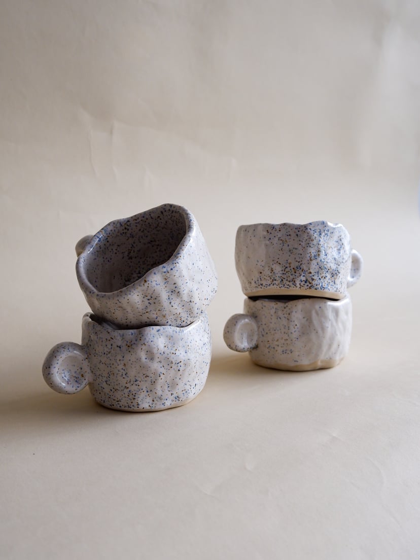 Espresso Speckled Mini Cup 04 - filiżanka espresso z kamionki