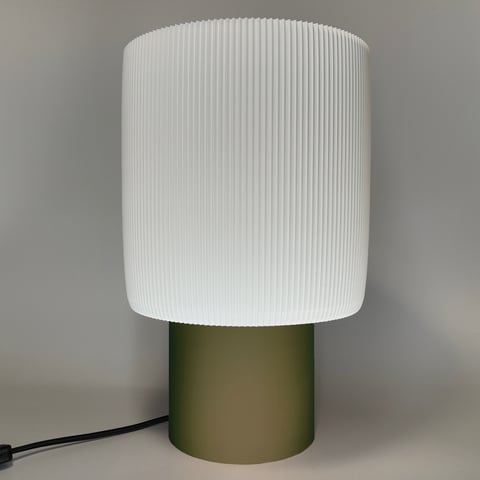 Lampka Celes Grande Oliwkowy Czarny