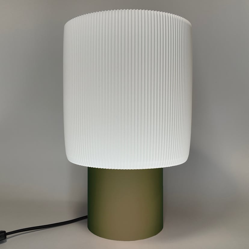 Lampka Celes Grande Oliwkowy Czarny