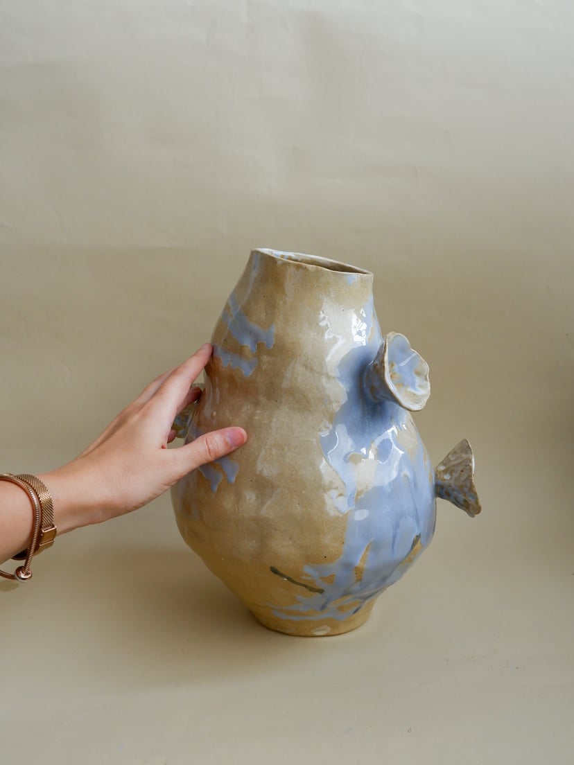 The Floral- Vase 02 - wazon ceramiczny z kolekcji The Floral