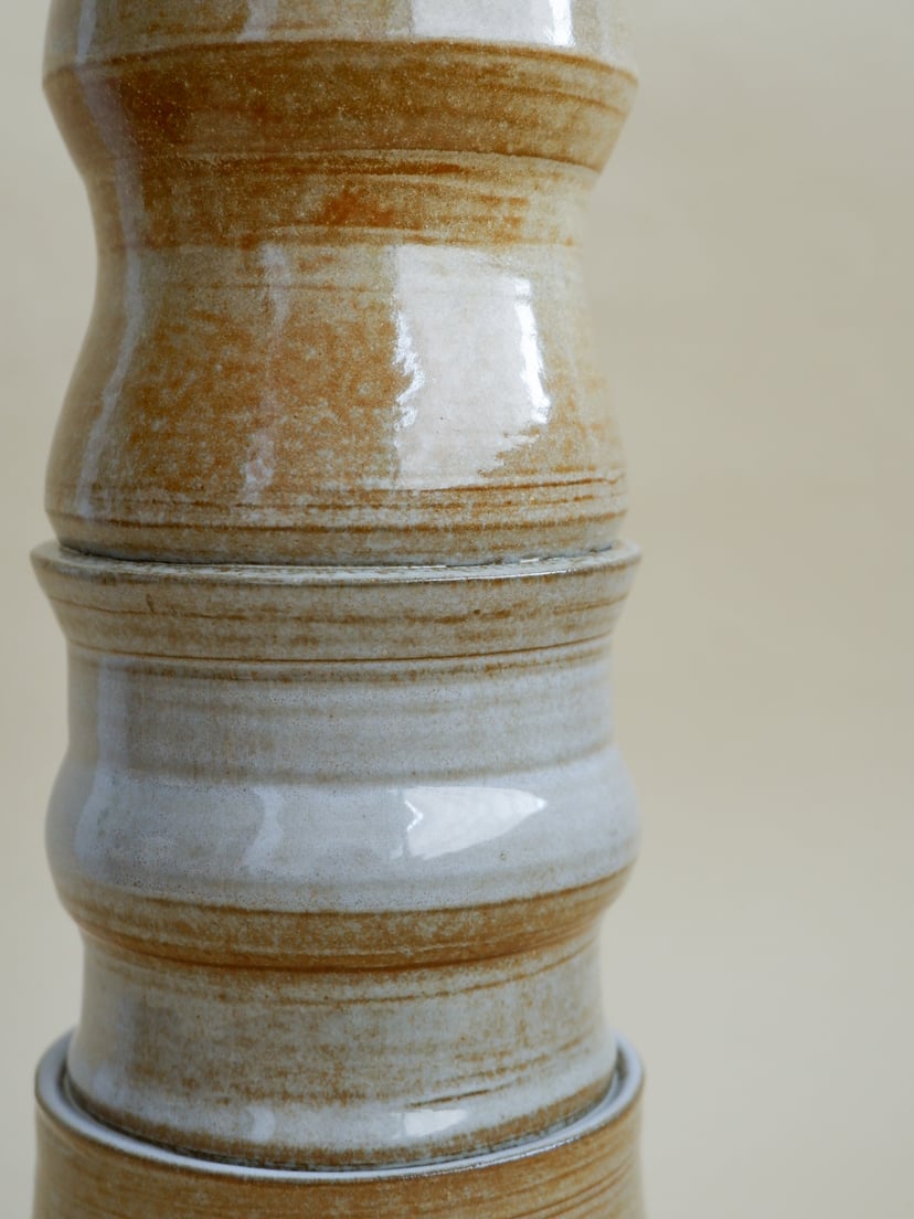 The Combined Forms- Vase 01 - wazon ceramiczny z kolekcji The Combined Forms