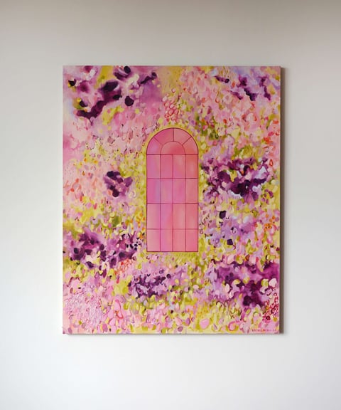 City of Gardens 09 - Obraz olejny 80x65 cm