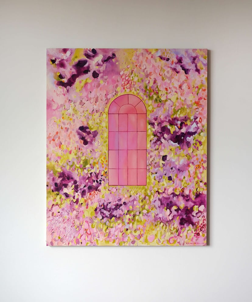 City of Gardens 09 - Obraz olejny 80x65 cm