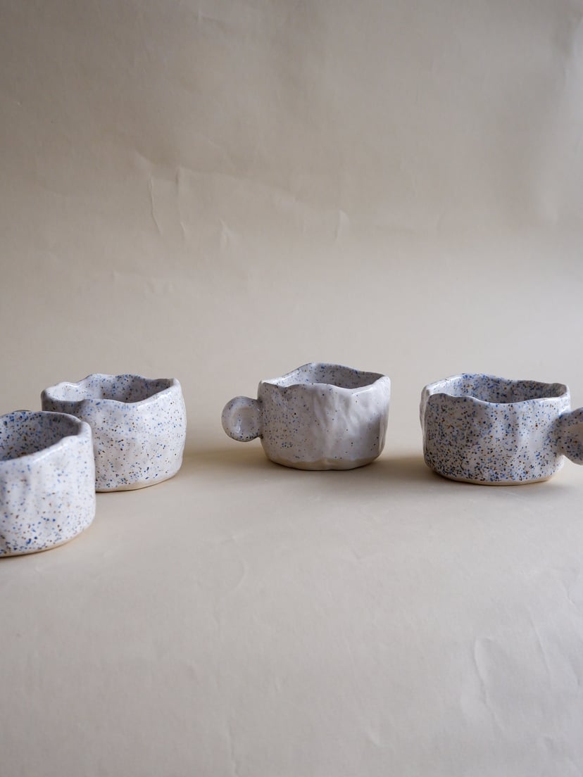 Espresso Speckled Mini Cup 04 - filiżanka espresso z kamionki
