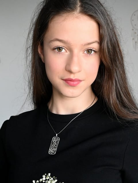 Zawieszka srebrna - Winorośl