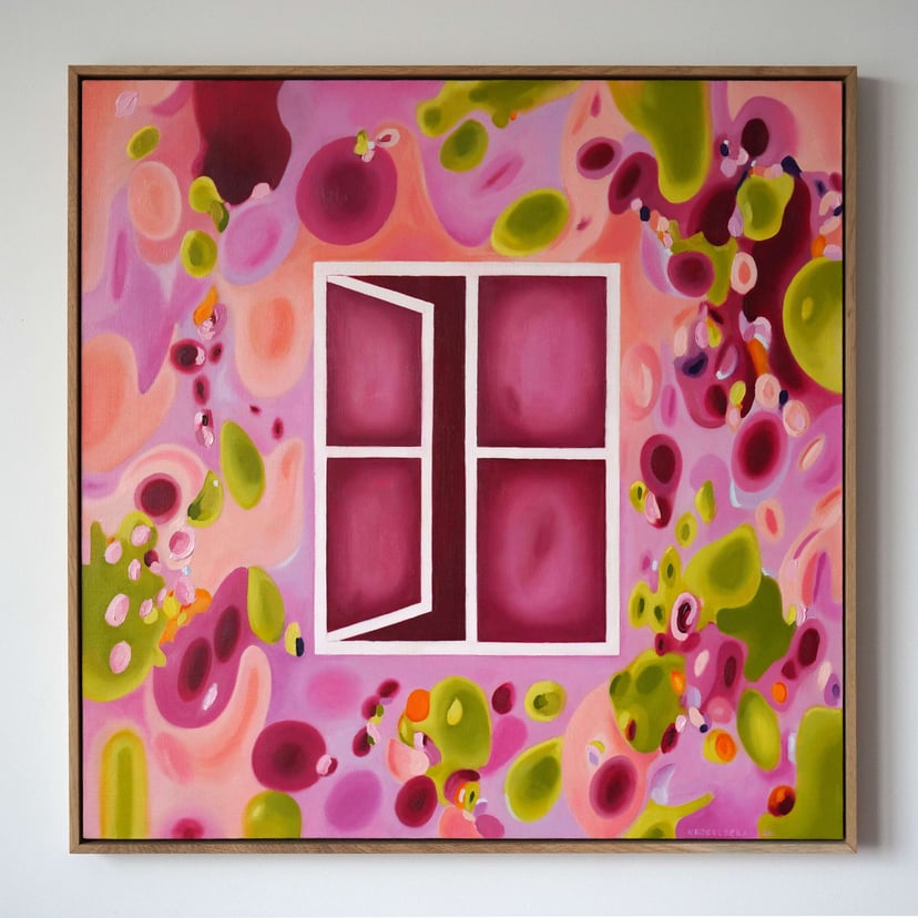 City of Gardens 11 - Obraz olejny 60x60 cm