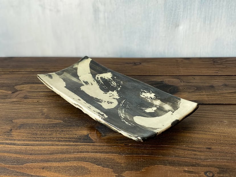 Talerz do sushi większy – ceramiczny talerz do sushi i przekąsek