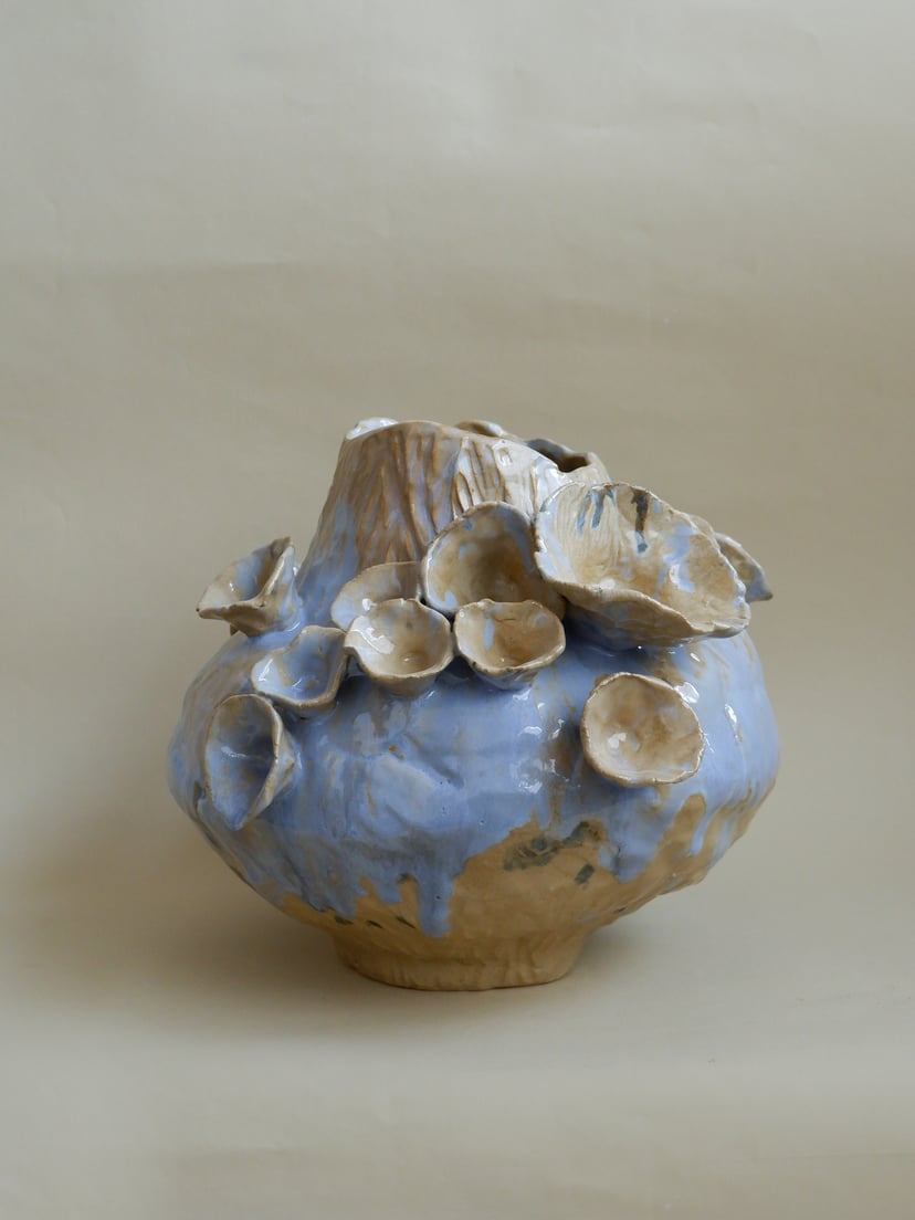 The Floral- Vase 01 - wazon ceramiczny z kolekcji The Floral