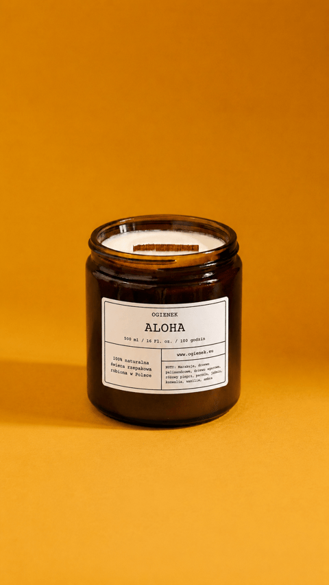 Aloha – świeca rzepakowa 250 ml
