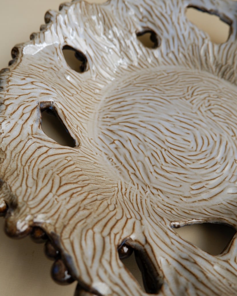 The Petal- Centerpiece 03 - ceramiczna patera z kolekcji the Special Decorated