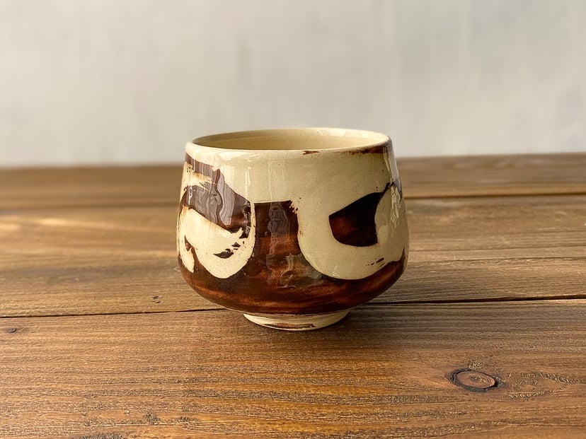 Karmelowa INK - ceramiczna czarka z kolekcji ZEN