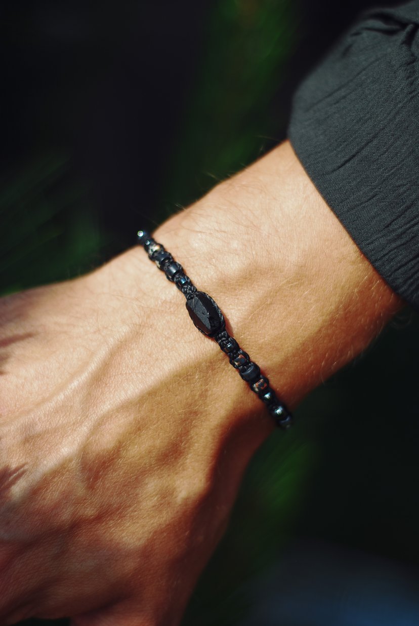 Bransoletka  ༓ THE SERPENT – bransoletka z kamieni naturalnych