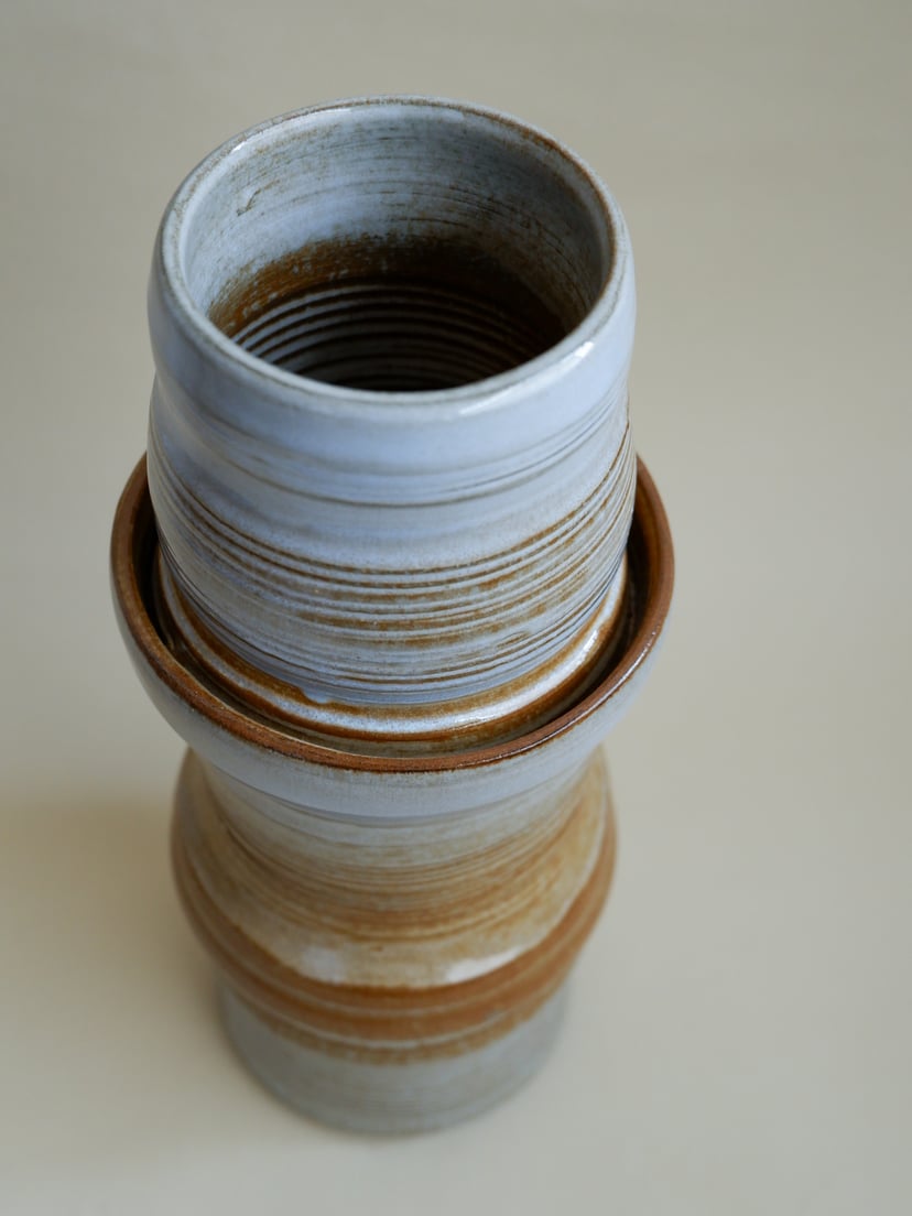The Combined Forms- Vase 02 - wazon ceramiczny z kolekcji The Combined Forms