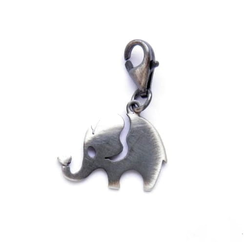 Charms - Mały słonik szary