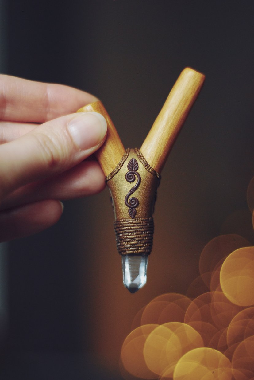 Kuripe ༓ FOREST SPIRIT – kuripe do rapé z drewna Palo Santo