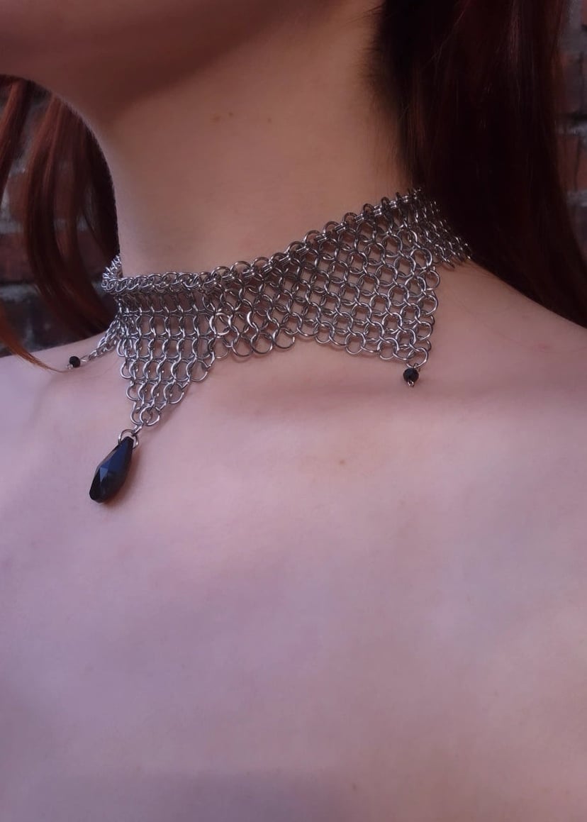 JESTER'S COLLAR choker chainmail