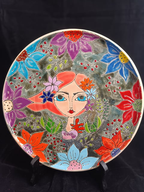 Talerz "Dziewczyna"