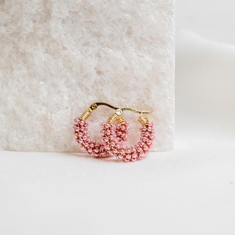 Kolczyki Candy | Pink Copper