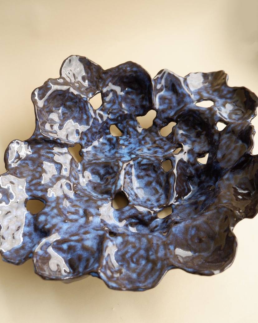 The Gems- Shell Inspired Centerpiece 01 - ceramiczna patera z kolekcji The Gems