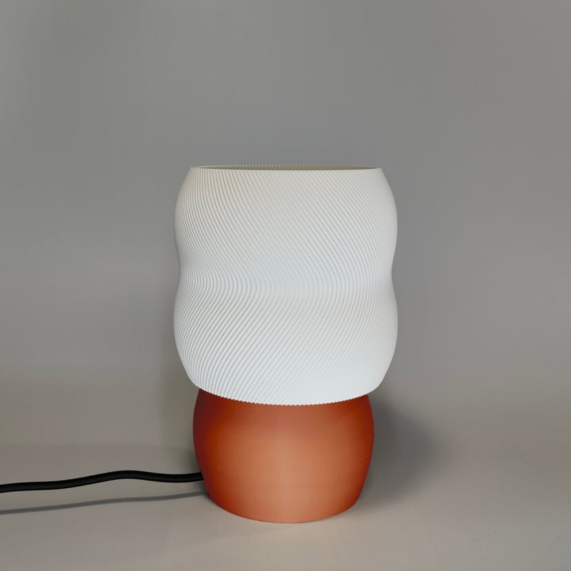 Lampka Brio Terakota Czarny