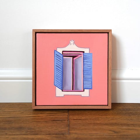 Petitek no. 20 Rzym | Obraz olejny 20x20 cm w ramie