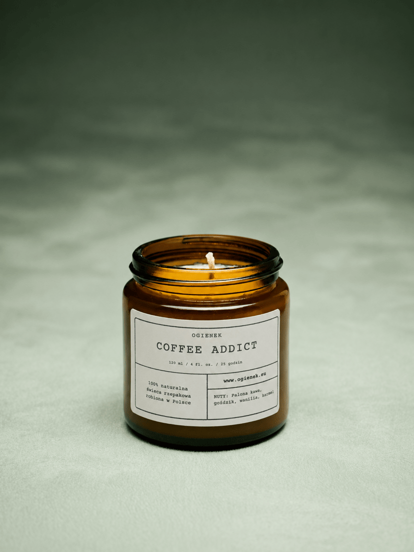 Coffee Addict – świeca rzepakowa 120 ml