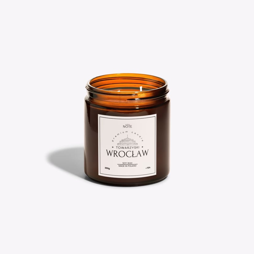 Świeca sojowa - Towarzyski Wrocław - 350g