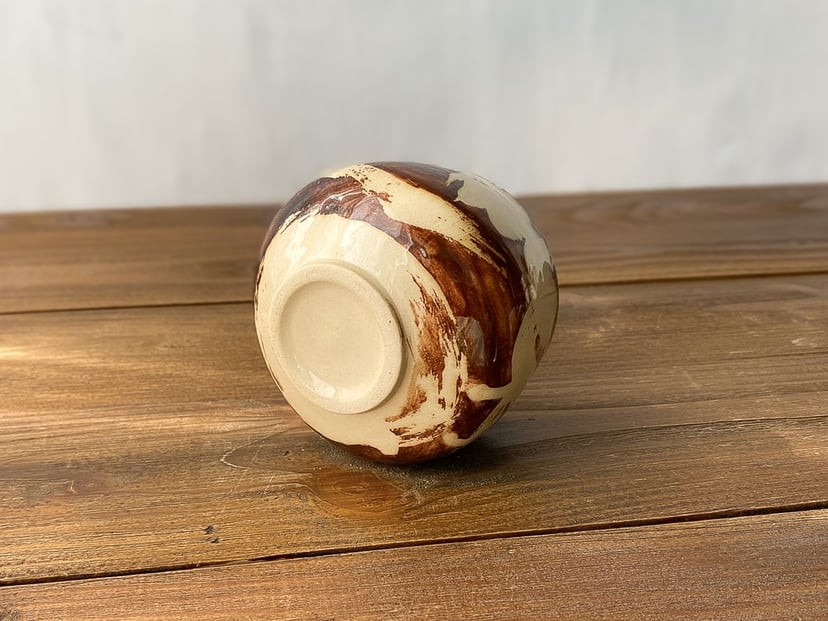 Karmelowa INK - ceramiczna czarka z kolekcji ZEN